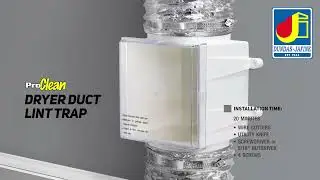 ProClean Dryer Duct Lint Trap - Installation: Dundas Jafine