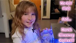 New Fish Pets and Merch Giveaway Contest! Hi, Watch This!  #family #fyp #viral #giveaway #pov