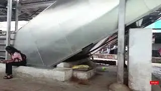 Mumbai Cstm Local Dombivli To Mumbra Journey| Central Railway Mumbai