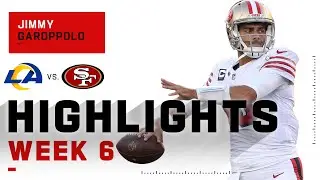 Jimmy Garoppolo's Huge 1st Half Lifts the 49ers | NFL 2020 Highlights