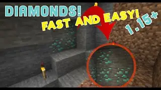 Fastest and Easiest Method To Find Diamonds | Minecraft 1.15+