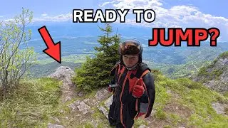Wingsuit Flight | Old Man | With Live Stats!