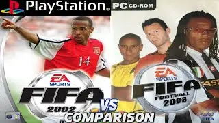 FIFA 2002 PS1 Vs FIFA 2003 PC