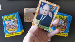 1991 Desert Storm Cards Reveals Rare Gems: President George H.W. Bush and more...