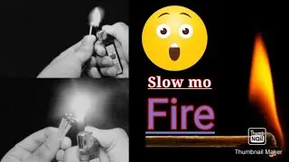 Burning Matchsticks Slow Mo😲🔥🔥|| Fun Art with Akash