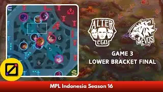 [Mini Map] Alter Ego vs EVOS Esports - Game 3 - Lower Bracket Final - MPL ID S16 Playoffs
