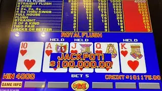 Video Poker Legend! $15 free play to $100,000!! #royalflush