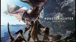 Monster hunter world. Hunting all large monsters I see, large monsters fighting, Dragon bros- Part 1