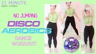 2500 STEPS DISCO AEROBIC DANCE WORKOUT | LOW-MED IMPACT | NO JUMPING | DISCO MUSIC