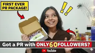 How I Got My First PR Package as Small Creator! | With Only 60 Followers on Instagram Page 😍📦