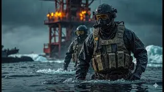 Нефтяная вышка превратилась в зону боевых действий || Морские котики США || 4K HDR || RTX 5090