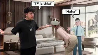 ФЛИРТУЮ С ДРУГИМ ПАРНЕМ ВО ВРЕМЯ VR-ПРИЗРАКА!! *нагревается*