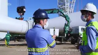 Installation of the first wind turbine designed by WEG &ndash; AGW 147 / 4.2