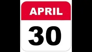 DAY OF THE YEAR: APRIL 30