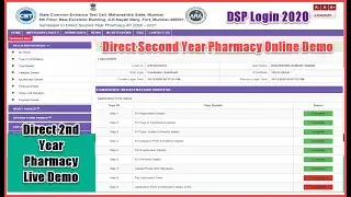 Direct Second Year B Pharmacy Online Registration 2022 Step By Step Demo And Students Mistakes Avoid