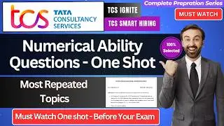 🔥TCS Smart & Ignite Last Minute One Shot Aptitude Practise | Revise Quants + Numerical Ability