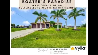 PRIVATE BOAT DOCK- WATERFRONT PROPERTY-A Boater's Dream As You Experience the Florida Lifestyle