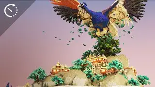 Harmony Build Competition Feat. @SeanBits  | Minecraft Timelapse
