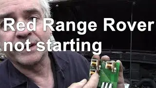 Red Range Rover  not starting