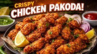🍗 5 నిమిషాల్లో సూపర్ క్రిస్పీ చికెన్ పకోడా తింటే ఆహా అనాల్సిందే | chicken pakoda #food#chicken #yt 