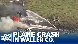 Plane goes down near Houston Executive Airport in Brookshire