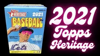 2021 Topps Heritage Blaster Box Rip