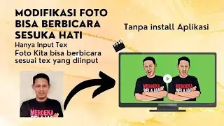 Cara edit Foto jadi Berbicara, masukan teks foto bicara ikuti teks | tekhnologi AI