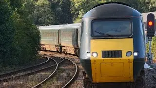 Chasing GWR HST Castle sets from St Erth to Plymouth