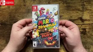 Super Mario 3D World Nintendo Switch Unboxing
