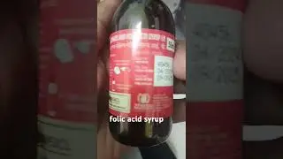 folic acid syrup #folicacid #iron #weakness #medicine