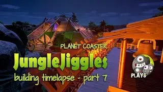 Planet Coaster | JungleJiggles - ep.7 - Building temple