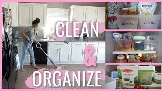 CLEAN AND ORGANIZE FRIDGE WITH ME + HOW TO KEEP PRODUCE FRESHER LONGER❤