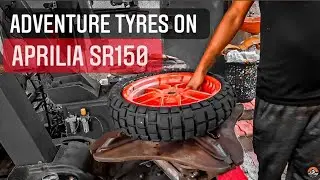 ШИНЫ ADVENTURE НА APRILIA SR150 | Внедорожные шины с невероятным сцеплением |