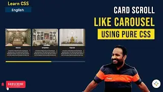 Card Scroll Like Carousel Using Pure CSS | Explained In English #carouselcss #slider