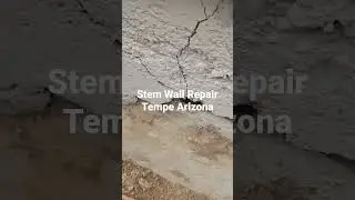 Stem wall repair Tempe Arizona we fix horizontal cracks J bolts Hurricane straps, and waterproof