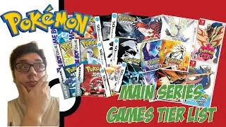 Pokemon Main Series Games Ranking w/ Professor Gatr