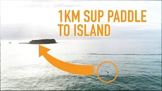 1km SUP paddle to Cook Island with Goosehill inflatable Paddle Board