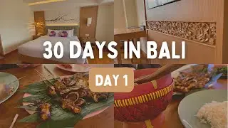 30 DAYS IN BALI VLOG | DAY 1 - NGURAH RAI, FOX HOTEL, BABI GULING KARYA REBO, HATIKU JIMBARAN