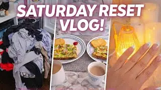 A Realistic Saturday Reset Vlog | Cleaning, Self-Care & Soft Life Habits (Day 10)