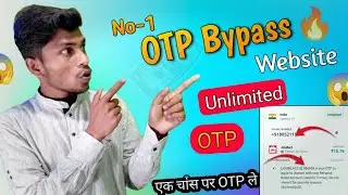 NO 1 OTP Website 🔥| Virtual Number Otp Bypass | Unlimited OTP | Indian Number Otp Bypass