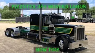 ATS | Pizzster 389 | Модифицированные логотипы | Инструкции