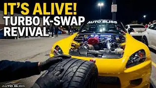 Turbo K-Swapped S2000 Revival; Fresh Tires and Night Meet