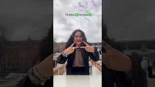 Fit Check Turned Fun Check in Amsterdam 🤣 | Travel Vibes #shorts #europe