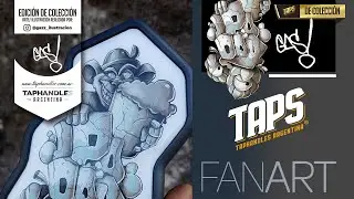 TAP-IPADAY-GAS - Tap handle de colecci&oacute;n - modelo exclusivo. FAN-ART!