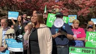 Yes on Prop 1 Rally Father Demo Square 10/20/24