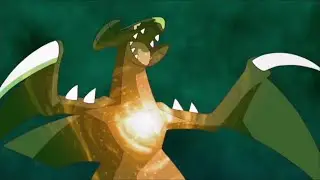 Cynth&iacute;a's Garchomp Cancelled Palkia's Spacial Rend with Draco Meteor.