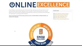 Snow College Online Excellence Training