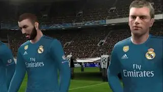 PES 2018 (PS2) Juventus vs Real Madrid - Champions League (Quarter-final)