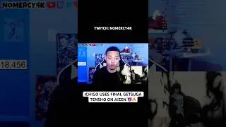 Финальная Гетсуга Теншо Ичиго против Айзена #bleachreaction #bleachepisode309reaction #nomercy4k