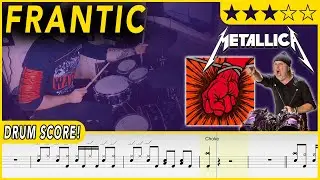 Frantic - Metallica | DRUM SCORE Sheet Music | #447 DRUMSCRIBE